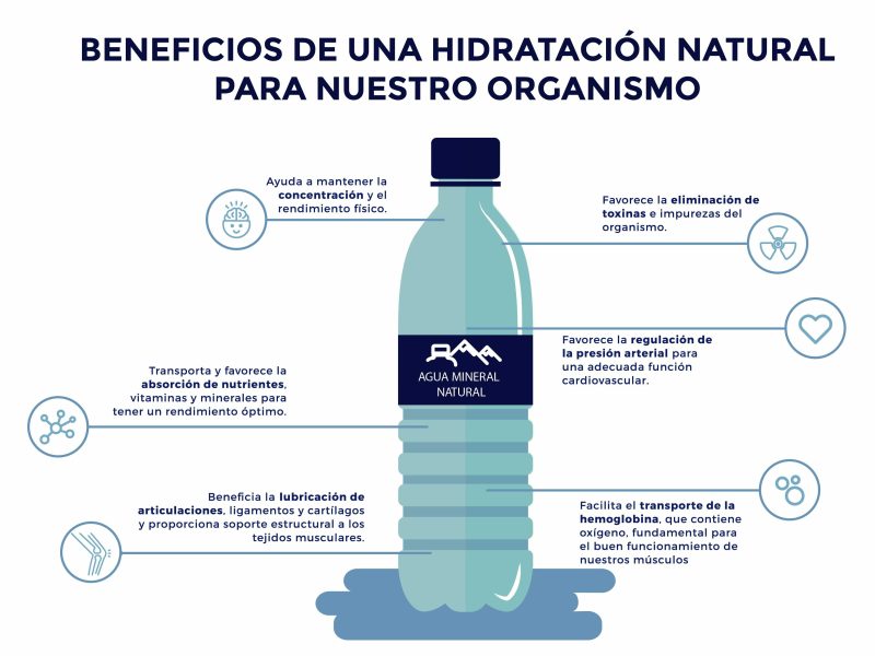 beneficios de una adecuada hidratación