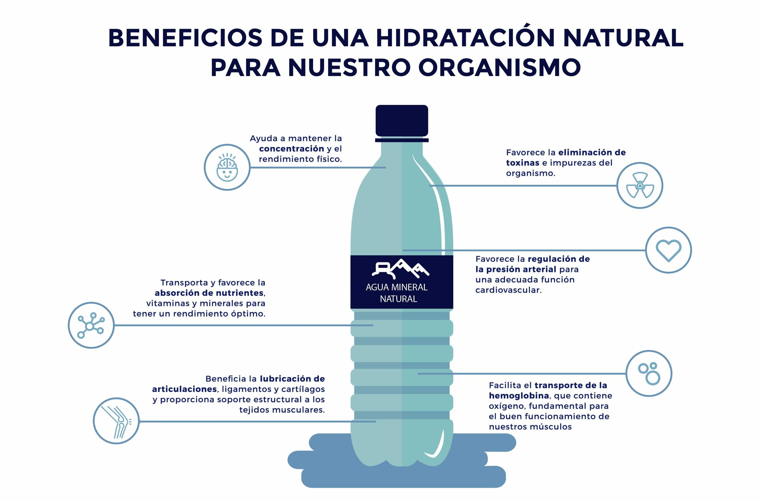 beneficios de una adecuada hidratación